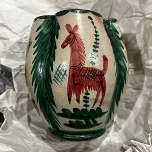 Hand painted vase